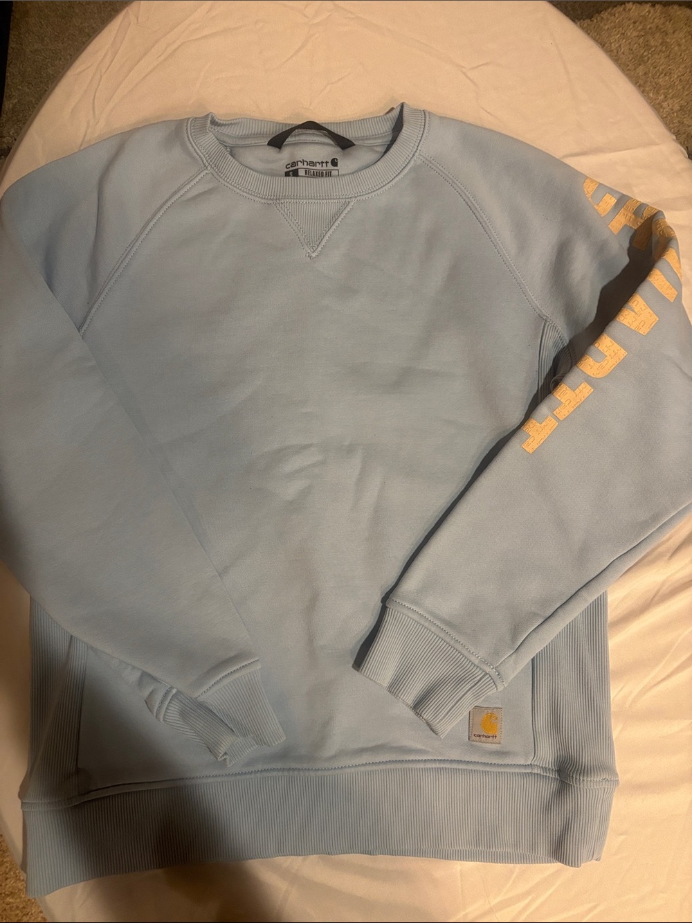 Carhartt Light Blue Crewneck Sweatshirt